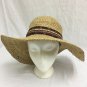 Peter Grimm Hat Natural Fiber Floppy Sun Hat One Size