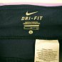 Nike Dri-Fit Navy Blue Purple Polyester Spandex Blend Leggings Womens Size Small