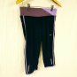 Nike Dri-Fit Navy Blue Purple Polyester Spandex Blend Leggings Womens Size Small