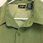 Alpine Design Button Up Short Sleeve Mesh Back Mens Large Green Outdoor Fishing