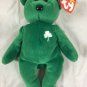Ty Beanie Bear Erin Green Shamrock St Patricks Day 8&acirc;�� March 1997
