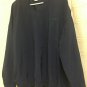 Izod Pullover Golf Packable Windbreaker Mens XL Navy Blue Pockets