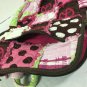 Girls Backpack Peace Patchwork Kids Pink Brown Smaller Pack