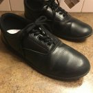 Drill Masters Marching Shoes Mens Size 8 Womens Size 10 Black Rolled Heel