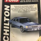 Chilton 26360 Repair Manual Full Size Cars 1968-88