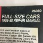Chilton 26360 Repair Manual Full Size Cars 1968-88