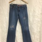 Tommy Hilfiger Jeans Womens Size 7 Star Red White Blue 2001 Vintage