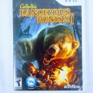 Wii Cabelas Hunting Games Lot Of 3 2010-2012 Big Game Hunter Dangerous Hunts