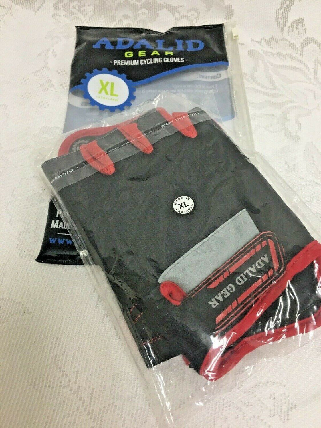 Adalid Cycling Gloves Mens XL Bicycle Premium Outdoor Sports Gloves Fingerless