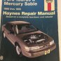 Ford Taurus Mercury Sable 1986-1995 Repair Manual Haynes 36074