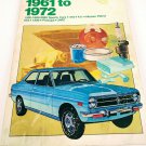 Chiltons Repair & Tune Up Guide Datsun 1961-72 Sports Cars Pickups 240Z