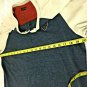 Levis Shirt Mens M Long Sleeve Blue White Red Levi Strauss 3 Button Pullover