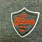 Levis Shirt Mens M Long Sleeve Blue White Red Levi Strauss 3 Button Pullover