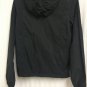 Chevignon Windbreaker Jacket Pinstriped Womens Medium Hood Packable