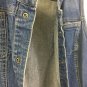 C J Banks Jean Vest Stretch Denim Womens 1X Ebroidery Snap Front Sleeveless