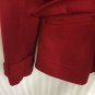 Guess Pea Coat Wool Blend Womens Small Double Breasted Red