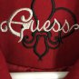 Guess Pea Coat Wool Blend Womens Small Double Breasted Red
