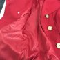 Guess Pea Coat Wool Blend Womens Small Double Breasted Red