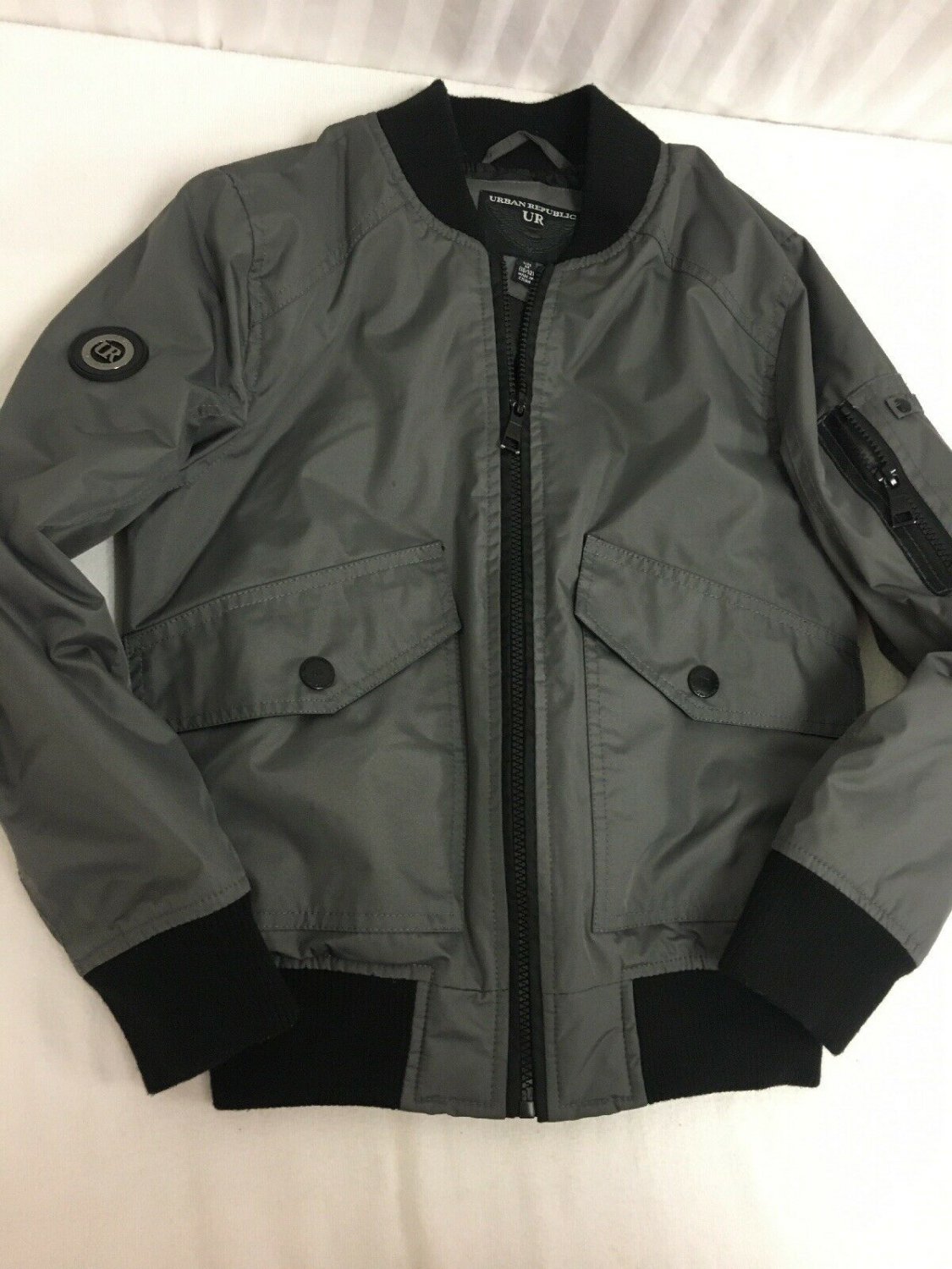 Urban Republic Boys Jacket Size Medium 10-12 Youth Kids Bomber Quilt Lining