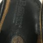 Born Shoes Buckle Wedge Clog Black Leather Heel Womens 9