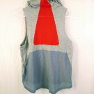 Under Armour Shirt Mesh Lightweight Sleeveless Hooded Size M Vented Warmup