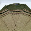 Trader Bay Pullover Long Sleeve Knit Sweater Mens Size 2XL Green Gray