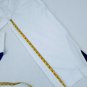 Air Jordan Polyester Soft Shell White/Royal Blue 2 Piece Sweat Suit Size L