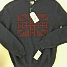 Ben Sherman Sweater Mens Size Medium New Navy Red Pullover