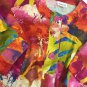 Coldwater Creek Jacket Colorful Womens Size Petite Medium 3/4 Sleeve