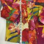 Coldwater Creek Jacket Colorful Womens Size Petite Medium 3/4 Sleeve