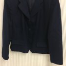 Pendleton Classic Blazer Jacket Wool Button Front Womens 16 Navy