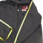 Air Jordan Black Cotton/Polyester Large Logo Zip Up Mens Hoodie Size Large