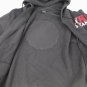 Air Jordan Black Cotton/Polyester Large Logo Zip Up Mens Hoodie Size Large