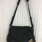 Volcom Messenger Bag Nylon Shoulder  School Bag Magnetic Closure Logo Black