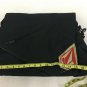 Volcom Messenger Bag Nylon Shoulder  School Bag Magnetic Closure Logo Black