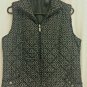 Jane Ashley Vest Womens Size Large Black And White