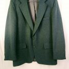 Levi's Action Suit Sta-Prest Mens Gray Flat Front Polyester Sport Coat Size 42R
