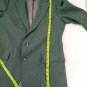 Levi's Action Suit Sta-Prest Mens Gray Flat Front Polyester Sport Coat Size 42R