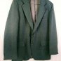 Levi's Action Suit Sta-Prest Mens Gray Flat Front Polyester Sport Coat Size 42R
