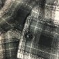 Forever 21 Zip Up Shirt Mens Medium Cotton Plaid Chest Pockets Jacket