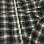 Forever 21 Zip Up Shirt Mens Medium Cotton Plaid Chest Pockets Jacket
