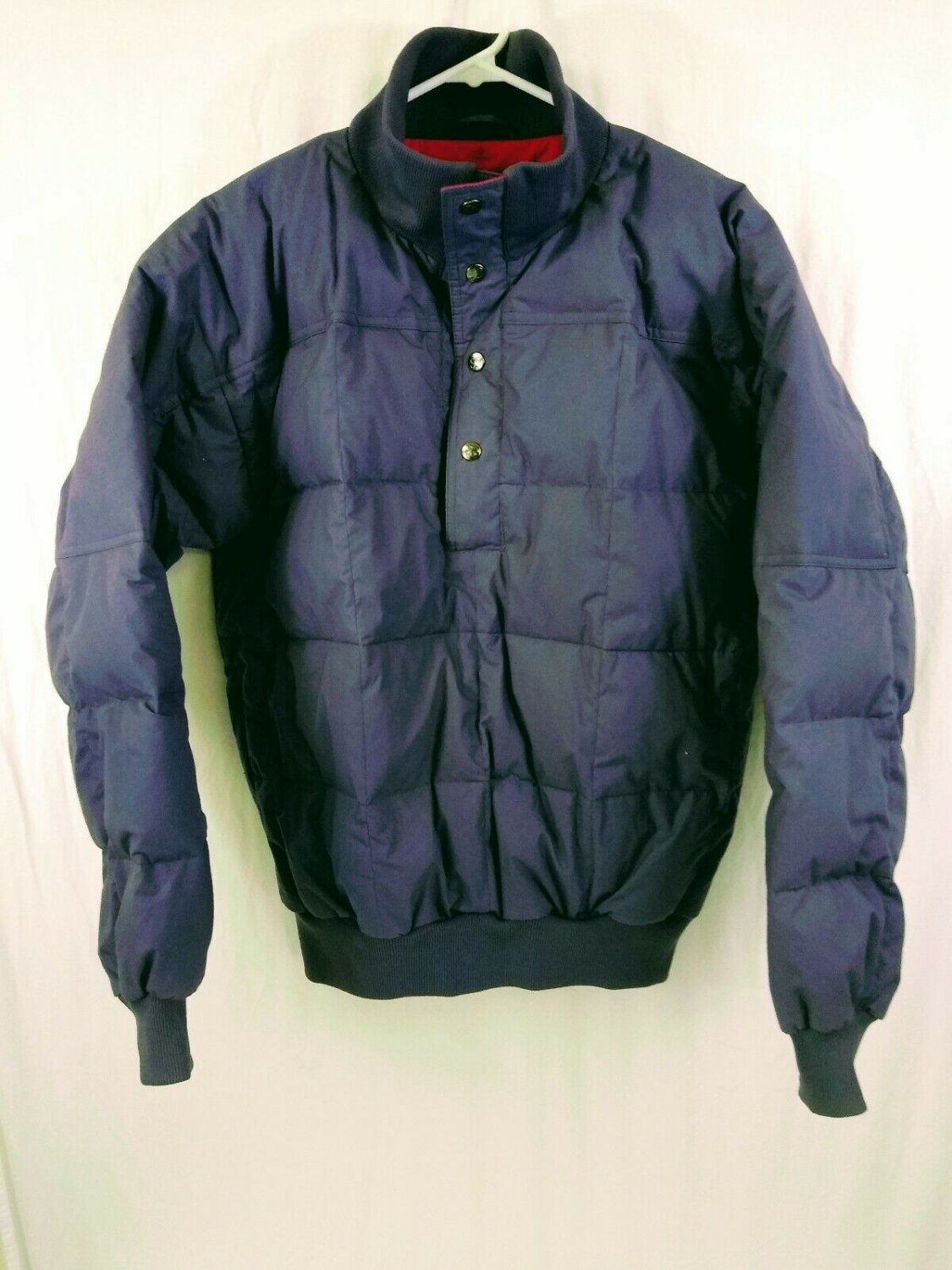 Eddie Bauer Grey Premium Goose Down Men's Ski/Puffer Coat Size Medium VERY NICE