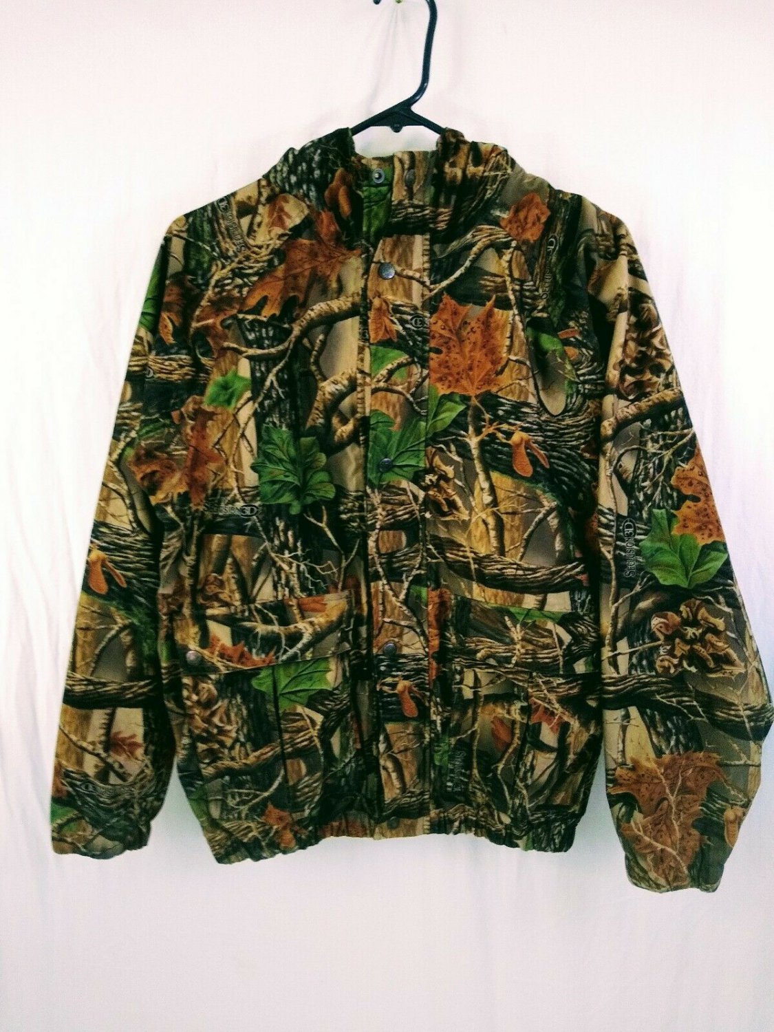AGO Seclusion 3D Youth Polyester Fleece Mesh Lined Hooded Camo Jacket Size XL