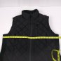 Andrew Marc Womens Black Polyester Full Zip Lined Quilted Puffer Vest Size XL