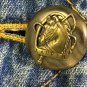 Ralph Lauren Denim Coat Quilted Barn Chore Womens L Jacket Lined Jeans Co
