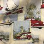 Harbor Bay Button Up Mens 4X TALL Car Woody Wagon Sailboat Cotton Short Sleeve
