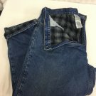 Carhartt Flannel Lined Jeans Mens 48 X 30 Work