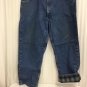 Carhartt Flannel Lined Jeans Mens 48 X 30 Work