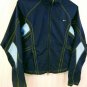 Nike DriFit Navy/Light Blue Polyester Womens Lightweight Packable Jacket Size M
