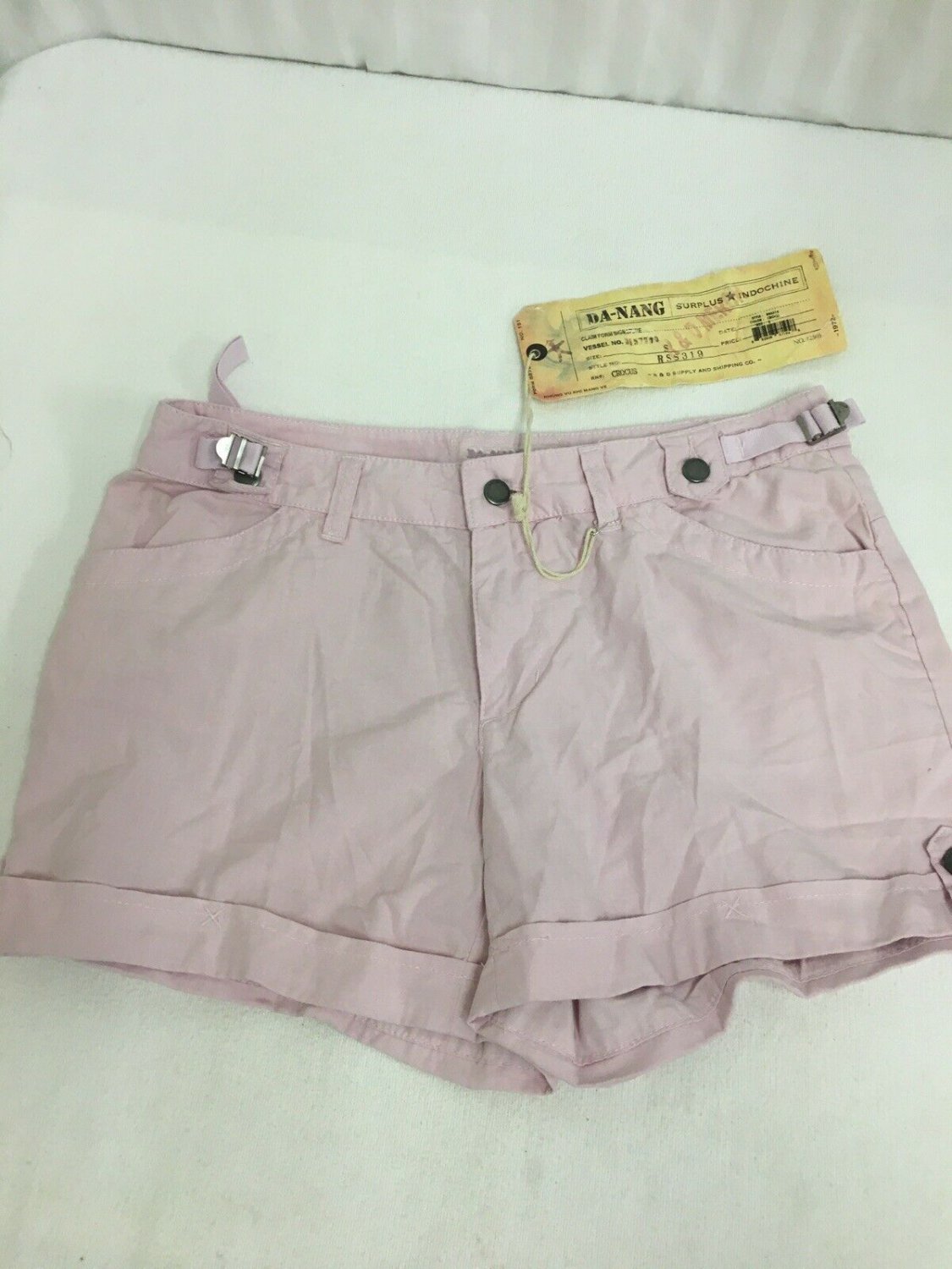 Da Nang Shorts Womens Size Small Pink Summer Silk/cotton